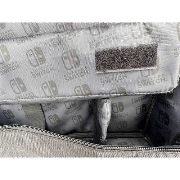 NINTENDO SWITCH Brand Messenger BAG Storage Gamer Case Shoulder Strap Grey Xbody - Picture 7 of 7